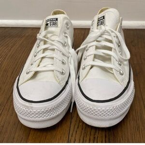 platform low top converse